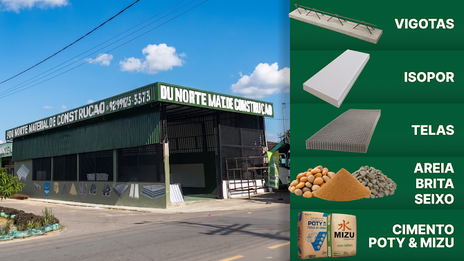 Venda de produtos e materiais da construção para Manaus Du Norte - imagem ilustrativa